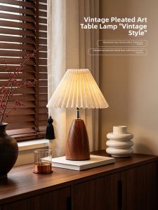 YOULIMEIJIA | Rechargeable Vintage American Style Pleated Night Light