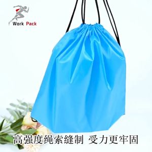 drawstring กระเป๋ายิมท่องเที่ยวกีฬากลางแจ้งกระเป๋า Cube ที่มีน้ําหนักเบาพรางกระเป๋าเป้สะพายหลัง้