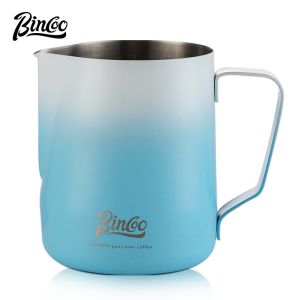 BINCOO Coffee Latte Cup Coffee Stainless Steel Milk Jar Milk Frothing Cups 350ML/600ML