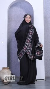 Bisa COD mukena dewasa khadijah katun bordir songket mukena bordir motif songket