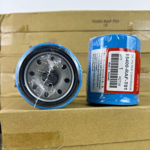 HONDA กรองน้ำมัน เครื่องฮอนด้า สำหรับ HONDA ทุกรุ่น แถมแหวนรองแสคนเลส รหัสOEM 15400-RAF-T01