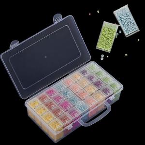 Diamond Painting Storage Box Portable Bead Storage for Diamond Art 96 Circle Diamond Painting Accessories