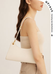 Hfresh Niche Genuine Leather Frog Underarm Bag: A Portable Women's Shoulder Bag