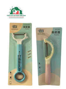 Dụng Cụ Gọt Vỏ Rau Củ Quả Đa Năng |Thép Không Gỉ 2 Màu Sắc Tươi Sáng | Bóc Vỏ Nhanh Chóng Tiện Lợi