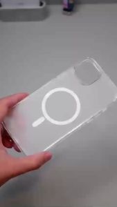 Ốp lưng từ tính KOLEAD P81 mặt lưng nhám chống vân tay viền ốp dẻo trong suốt cho Iphone 12 13 14 Promax 15 Promax