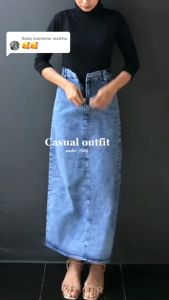 Highwaist Rok Jeans Rok Jeans Skirt Theana Vol.1