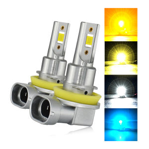 1:1 Halogen Size to LED Headlight Foglight DRL Bulbs H11 H8 H9 H16jp 9005 HB3 9006 HB4 H4 H7 White/Blue/Amber for Car Lights