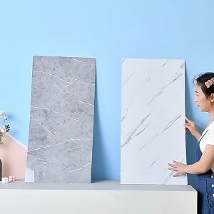 PAKET 5 LEMBAR-Wallpaper Dinding Vinyl Marble 30 x 60cm Stiker Dinding Marmer Granit