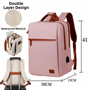 Business Commuter USB Charging Backpack for 15.6 Inch Laptop Large Capacity
