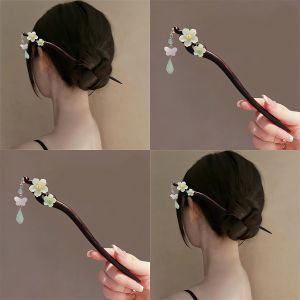 Nghệ Thuật Trang Trí Tóc Kiểu Trung Quốc Cao Cấp Có Hoa Nghe Tiếng Gió Nhẹ Phụ Kiện Tóc Hanfu Mới Cho Phụ Nữ