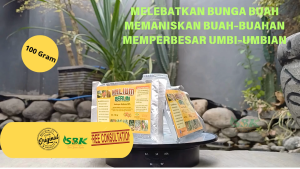 Kalium Berlin Pupuk Booster Kemasan 100 gr Pupuk Nutrisi Pelebat Pembesar umbi dan buah Penyubur Tanaman Buah alpukat petai durian melon semangka jambu padi bawang kentang