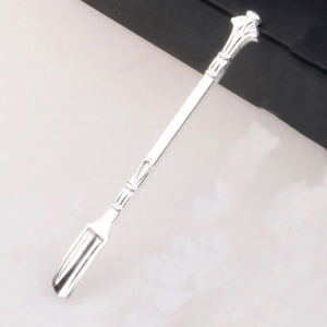 78mm Metal Mini Shovel Spoon Medicine Spoon Micro Debugging Shovel Dessert Salt Teaspoon Mini Powder Spoon Kitchen Accessories