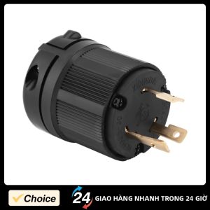 NEMA L5-30 Twist Lock Ổ Cắm Điện 3 Cực 30A 125V Phụ Kiện Máy Phát Điện 3 Dây Của Hoa Kỳ
