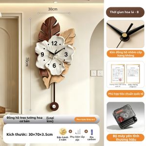 XIANGYUE | Đồng Hồ 3D Thời Trang Không Cần Đục Lỗ