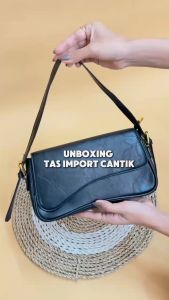 [ Nitaranz ] Tas Wanita Import Gaya Casual Bahan PU Premium Terbaru / Bag Slingbag Tas Underarm Bag / Shoulder Bag 2024