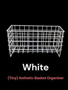 (Tiny) Metal Wire Basket Mini Coffee Pod Holder Countertop Basket Kitchen and Bathroom Organizer