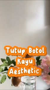 Tutup Botol Parfum Motif Kayu Premium & Aksesoris Parfum Berkualitas Tinggi