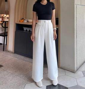 ORO PANTS - Celana Highwaist Knit Premium - Loost Pants Trousers