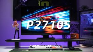 TITAN ARMY 27” FAST IPS QHD 240Hz/275Hz OC 1ms 100%sRGB HDR400 Rotatable Gaming Monitor (P2710S)