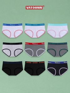 กางเกงในสตรีเอวกลางผ้าฝ้ายบริสุทธิ์ความยืดหยุ่นสูงเอวกว้างชุดชั้นในระบายอากาศต้านเชื้อแบคทีเรียสําหรับหญิงสาว