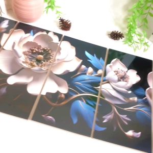 RUNABEE HIASAN DINDING SET ISI 5 (15X30) 3D BUNGA REALISTIS WALLDECOR PAJANGAN RUANG TAMU AESTHETIC