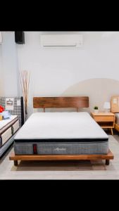 Solid Wooden Muji Bedframe + Mattress Set / Solid Kayu Katil Muji + Tilam Set