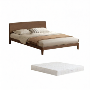 WEISHA | Giường Đôi Gỗ Nguyên Khối Hiện Đại Minimalist