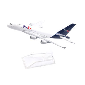 JASON TUTU 16cm A380 FEDEX EXPRESS Airline Airplane Model Planel Airplane Diecast Metal 1/400 Scale Planes