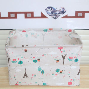 กล่องเก็บของขนาดใหญ่ ผ้าฝ้ายลินิน บ้าน ชุดเสื้อผ้า กล่องใส่ของกันน้ำ ถังของเล่น กล่องใส่หนังสือ กล่องใส่ของกันน้ำ กล่องเก็บของ