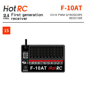HotRC  F-10A F-10AT 10CH 10 Channel PWM Receiver for CT-10B HT-10A Transmitter Remote Control Car Boat Ship Plane Tank Model