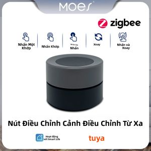 MOES Tuya ZigBee Nút Thông Minh Không Dây Bộ Điều Khiển Độ Sáng Nút Điều Khiển Không Dây Chạy Bằng Pin Ứng Dụng Cuộc Sống Thông Minh Công Tắc Cảnh Cho Tự Động Hóa Gia Đình