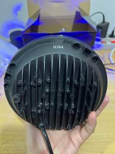 Daymaker 19 Led 7 inch Dus Hitam polos import 75 watt ninja megapro tiger scorpio king