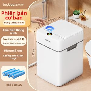 Joybos | Thùng Rác Thông Minh Cảm Ứng Tự Động Dùng Nhà Bếp Phòng Ngủ Phòng Tắm Văn Phòng Chất Liệu Cao Cấp Bền Bỉ Dễ Vệ Sinh Vận Hành Điện