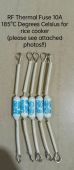 5PCS thermal fuse for rice cooker thermal fuse for rice cooker 10a thermal fuse for rice cooker 10amp thermal fuse for rice cooker 10a 185c thermal fuse for rice cooker imarflex rice cooker thermal fuse thermal fuse rice cooker rice cooker fuse 10a
