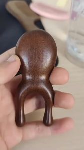 1/2Pcs Wooden Nose Gua Sha Massager Facial Massage Stick Pointing Massage Sandalwood Massage Tool for Guasha Scraping