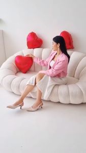 Polla Polly X ZUU - Sepatu Heels Wanita - Sepatu heels wanita untuk Pesta & Kondangan - Sepatu Heels OOTD (36 - 40)