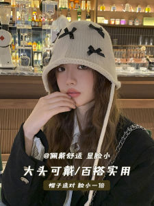 Korean Style Knitted Woolen Fisherman Hat Womens Autumn Winter Fashionable Witch Hat Japanese Style Versatile Soft Girl Hat