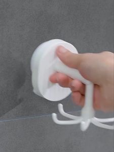 TAILI | Suction Cup Rotatable Hooks for Bathroom Kitchen