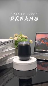 360ML Thermos Red Wine Mug Double 304 Stainless Steel Thermal Egg Cup Office Home Tumbler Vacuum U-Shape Insulated Water Bottle