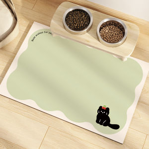 Leak-proof Slip-resistant Splash-proof Water-absorbent Easy-clean Pet Placemat