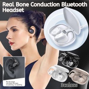 99h Endurance Real Bone Conduction Ear Hanging Bluetooth Headset Wireless Noise High Sound Quality Comfortable Wear Waterproof Sport Headphone
