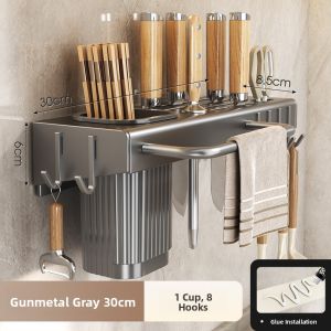 WEIMEIYUAN | Wall-mounted Multi-functional Knife and Utensil Holder