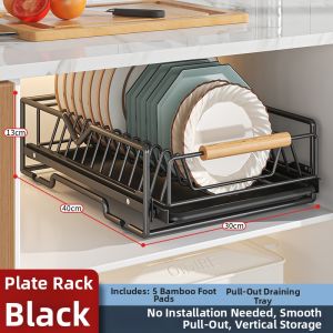 HANYUXUAN | Stainless Steel Drawer Type Dish Organizer