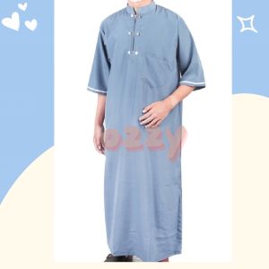 jubah pria lengan pendek gamis lengan pendek pria