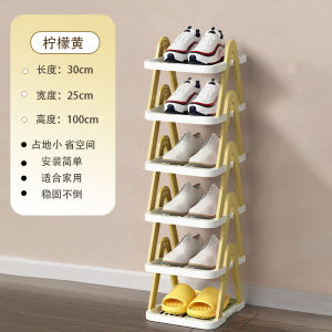 Simple Foldable Shoe Rack Entrance Doorway Home Use Multi-layer Shoe Storage Space Saving Dormitory Plastic Bathroom Corner Shelf