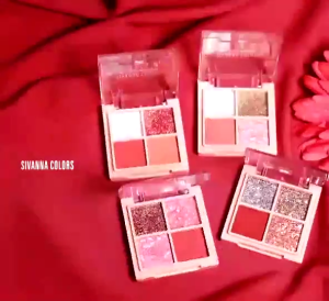 EYESHADOW SIVANNA COLORS MOON & STAR MINI PALETTE (3G X 4) HF6040 THAILAND