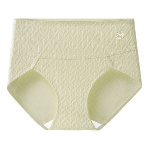 MiiOW | High Waist Pure Cotton Womens Underwear Anti-Bacterial Seamless Large Size Triangle Panties Comfortable Breathable Daily Wear