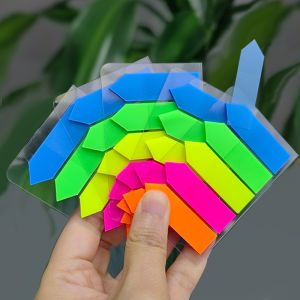 Xym Index Stickers Waterproof Semi-transparent Notes Office Supplies Adhesive Post-its Convenient Labels for Business Use