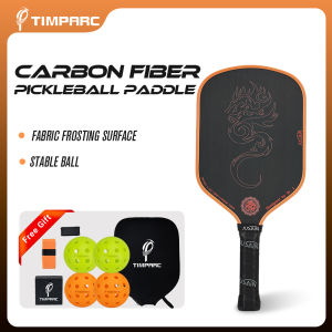 TIMPARC YNRG - 51X005 T700 Carbon Fiber Pickleball Paddle | Orange - Edge Fabric Frosted Surface Racket