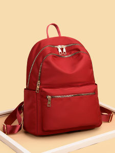 CHENGJIU | Womens Oxford and Canvas Bag Fashionable Spacious Backpack